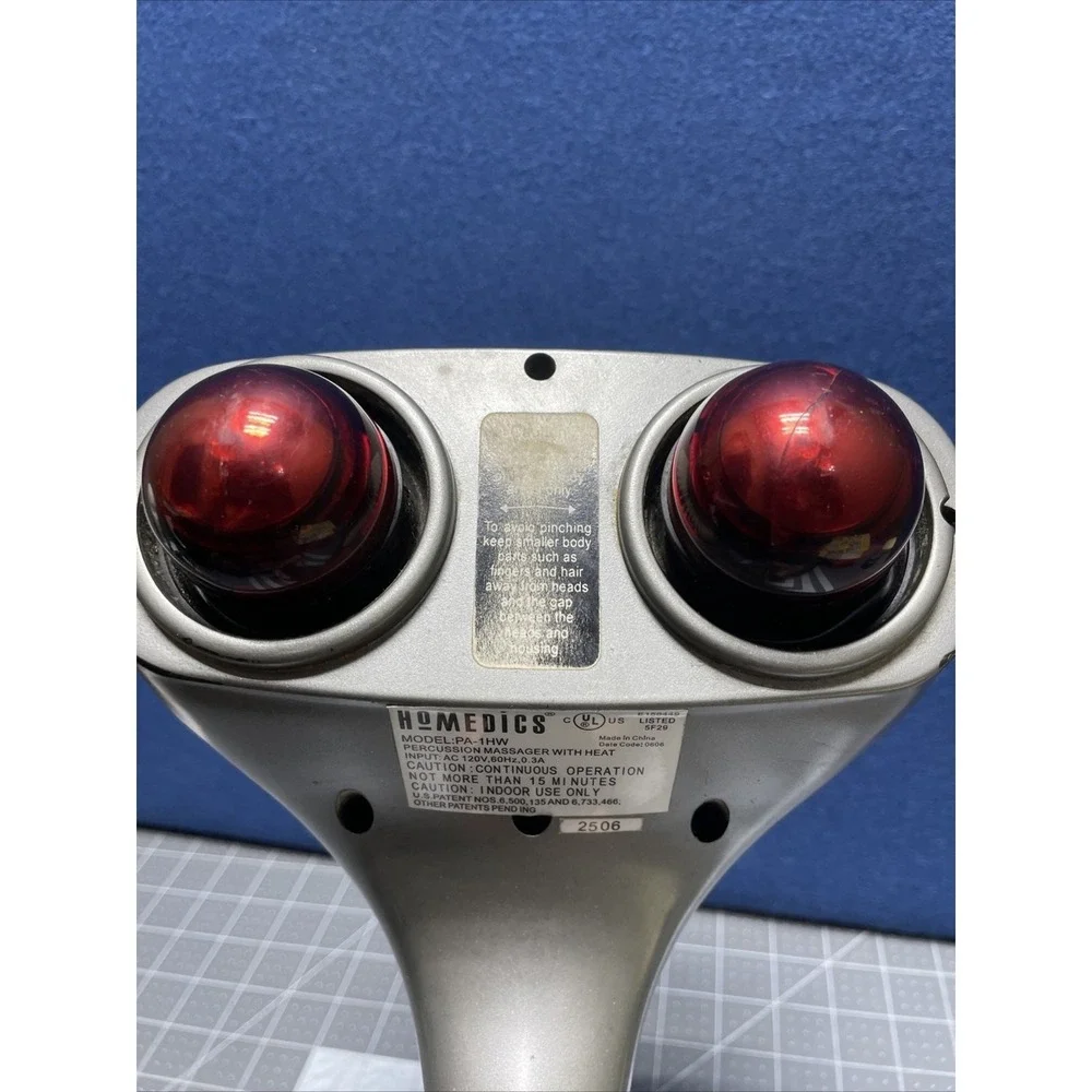 Homedics Therapist Select‎ PA-1HW Handheld Percussion Massager With Heat, Tested
